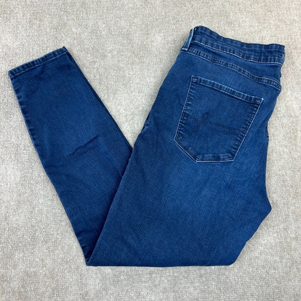 Denizen From Levi's Jeans Women 16M Blue Denim Super Stretch Mid Rise Skinny Leg